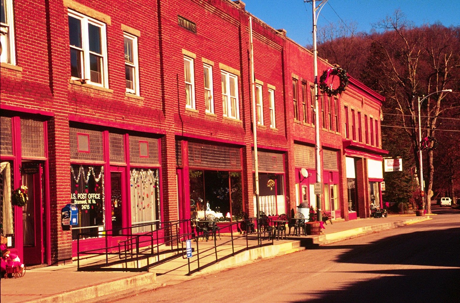 Historic Main Street in Bramwell, West Virginia