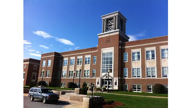 Historic campus building at Concord University